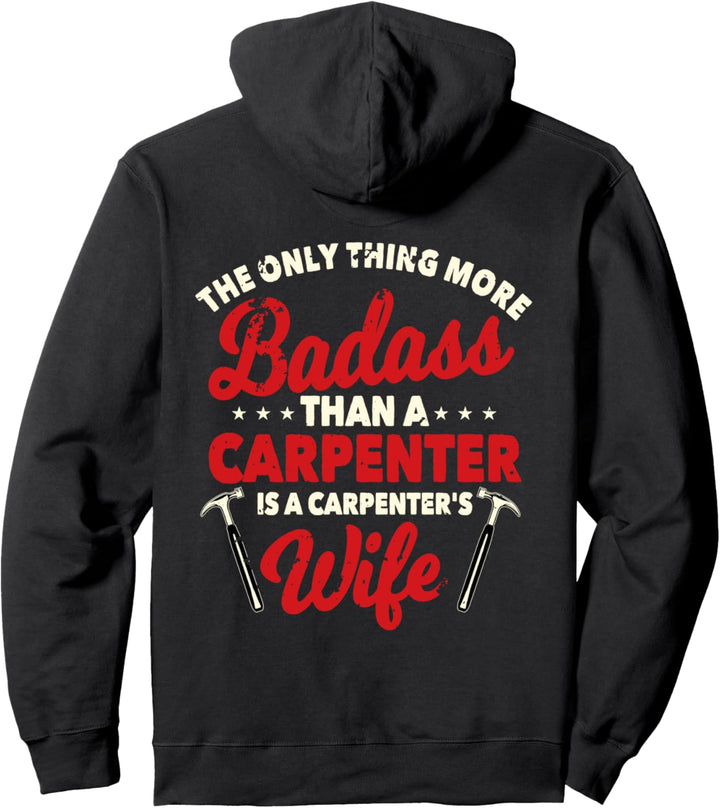 Zimmermann Geschenke Design auf der Rückseite der Kleidung Pullover Hoodie