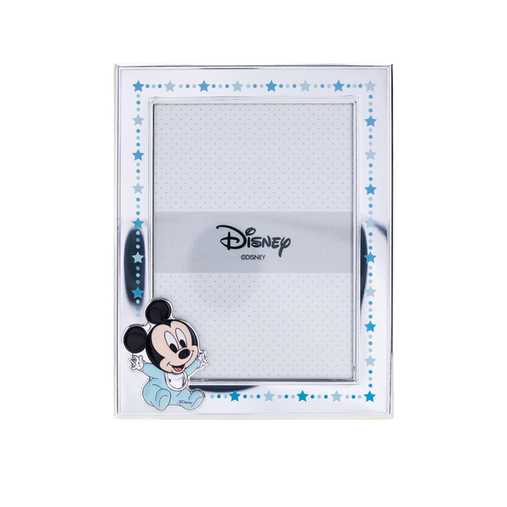 VALENTI & CO. Disney Baby - Mickey - Bilderrahmen in Silber für Kinder, Geschenkidee für Taufe, Gebu