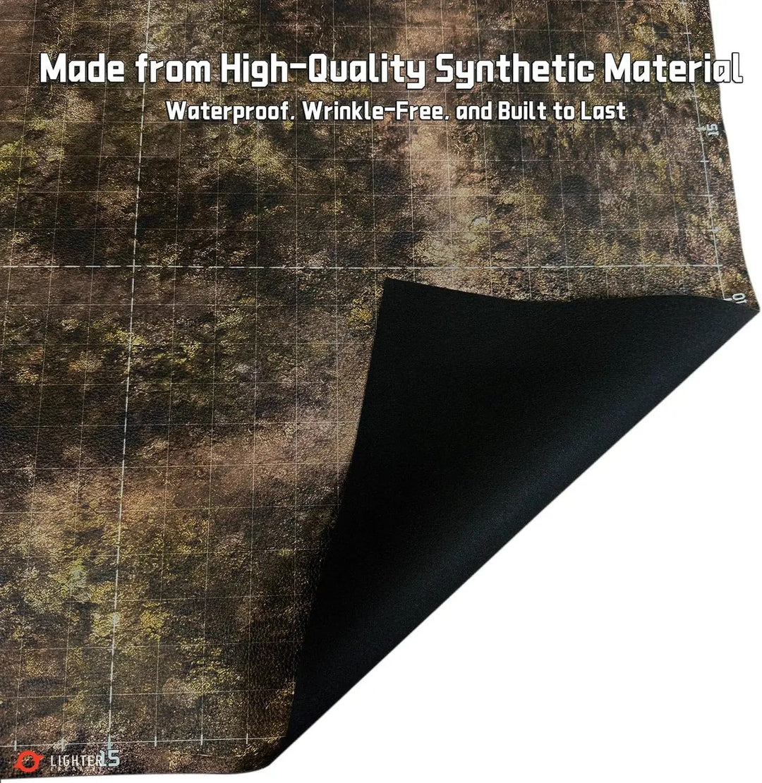 Spielmatte 44 x 60 Matte für WHAoS, 112 x 152 cm, aus Kunstleder, 1,1 mm Dick - Blighted Gloommoor