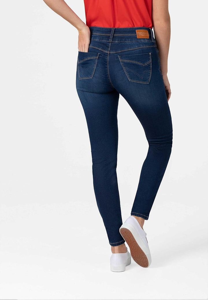 Timezone Damen Slim EnyaTZ Womenshape 26W / 30L Intense Blue Wash, 26W / 32L