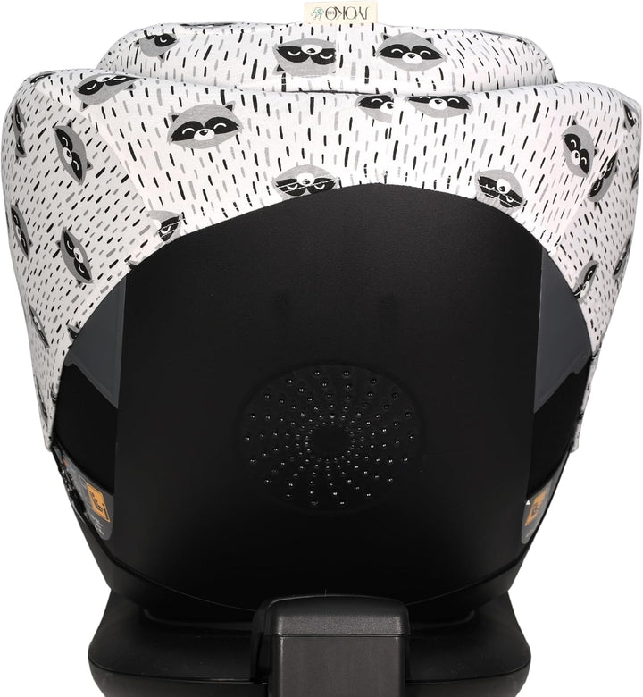 JYOKO KIDS Bezug für Autositz kompatibel mit Maxi Cosi (Raccoon, Maxi Cosi Pearl 360 y Mica Pro I-si