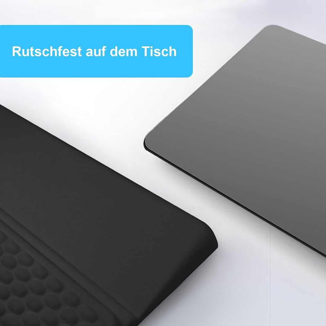 Integrierte Handballenauflage Tastatur zur Entlastung der Handgelenke, 43 x 24,5 cm Memory Foam Hand