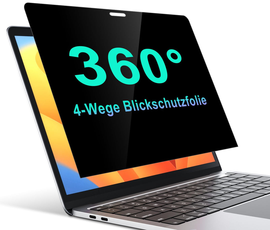 STARY 360° Blickschutzfolie für MacBook Pro 13 zoll (2016-2022) & MacBook Air 13 zoll (2018-2021),Se
