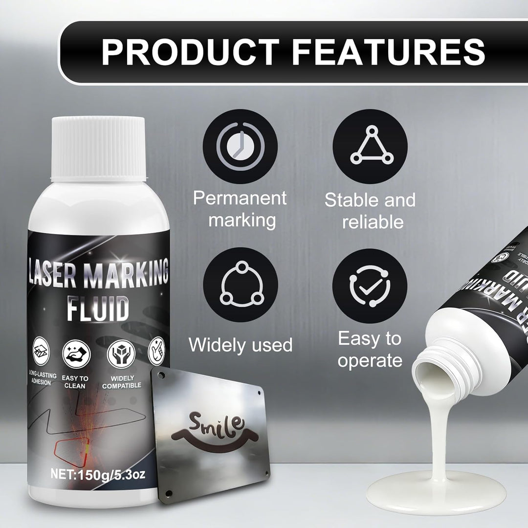 150ml Laser Markierungsspray, Laser Gravur Spray, Laser Spray, Markierungsspray, für Lasergravuren v