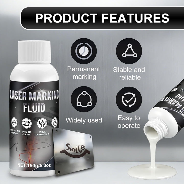 150ml Laser Markierungsspray, Laser Gravur Spray, Laser Spray, Markierungsspray, für Lasergravuren v