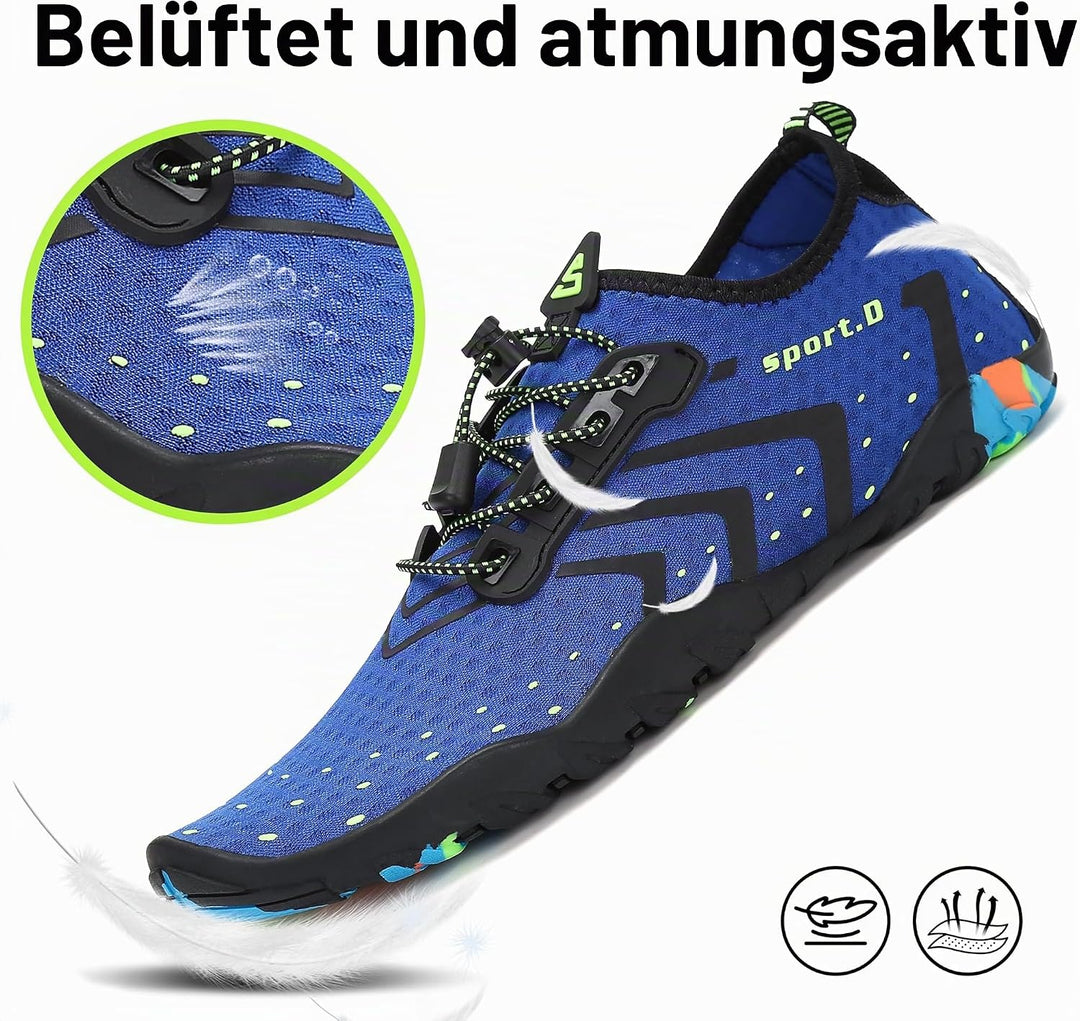 SAGUARO Badeschuhe Strandschuhe Aquaschuhe Wasserschuhe Surfschuhe Schwimmschuhe für Damen Herren Ki