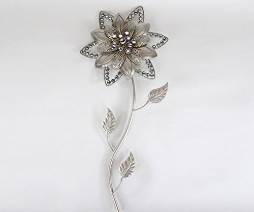 Formano Wandblume 70cm silber