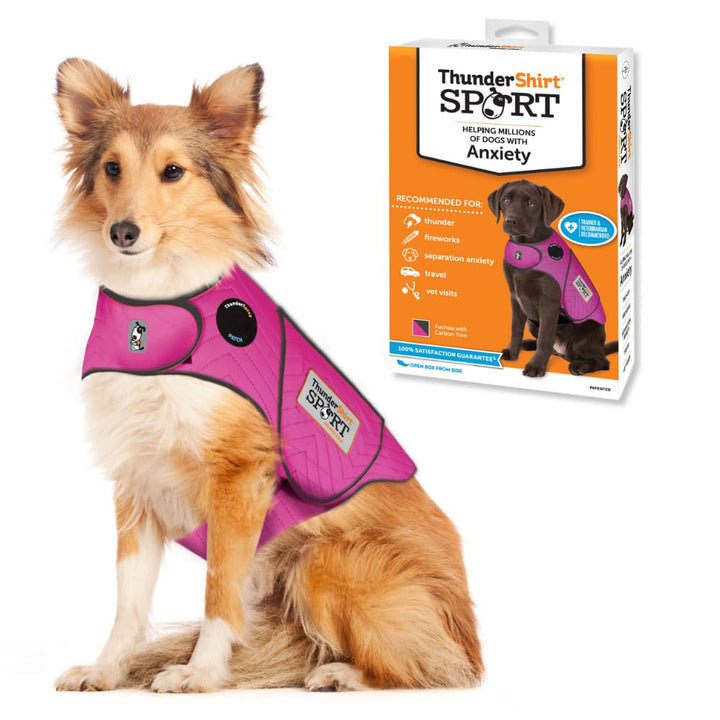 Thundershirt Hundebekleidung Thundershirt Hunde-Angstjacke, Fuchsia, Grösse L Fuchsia Large, Fuchsia