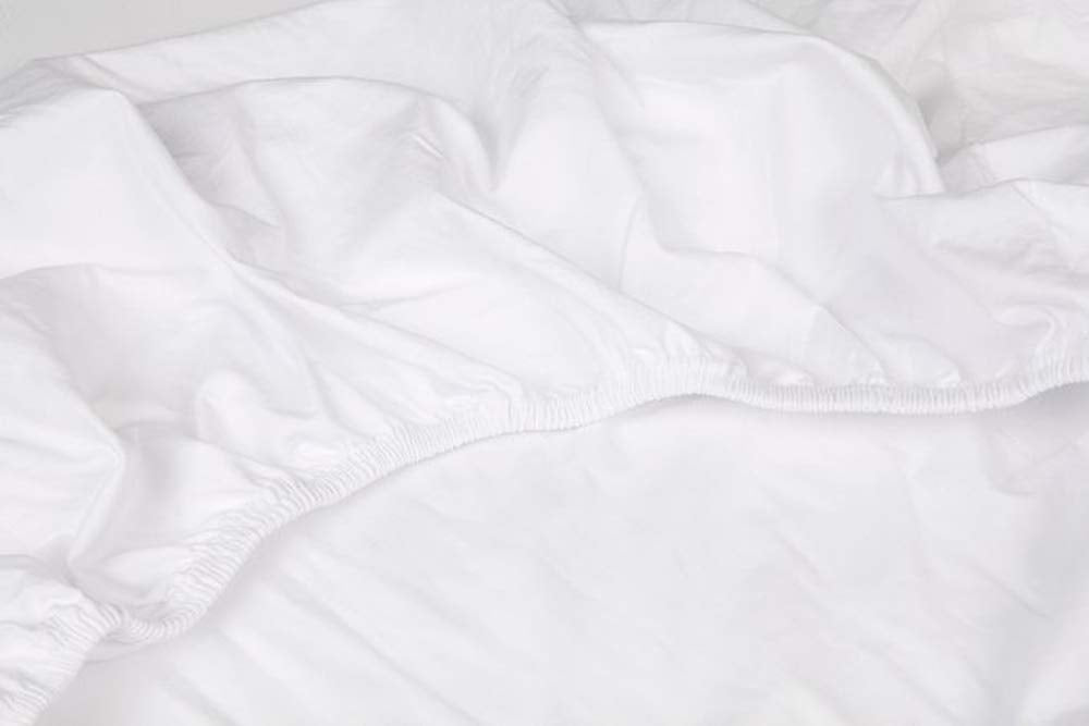 Kayori Jerseyspannbettlaken für Boxspringtopper 12cm Steg Grösse 180x200-220cm Farbe Weiss 180x200-2
