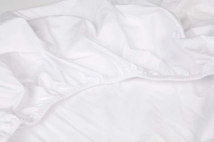 Kayori Jerseyspannbettlaken für Boxspringtopper 12cm Steg Grösse 180x200-220cm Farbe Weiss 180x200-2