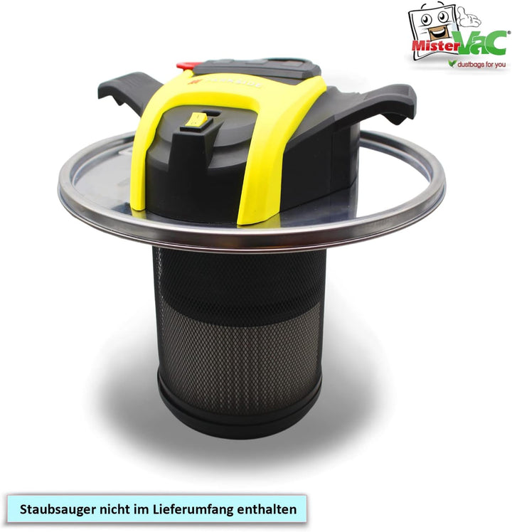 MisterVac Lamellenfilter Ersatzfilter kompatibel mit Parkside PAS1200 F5