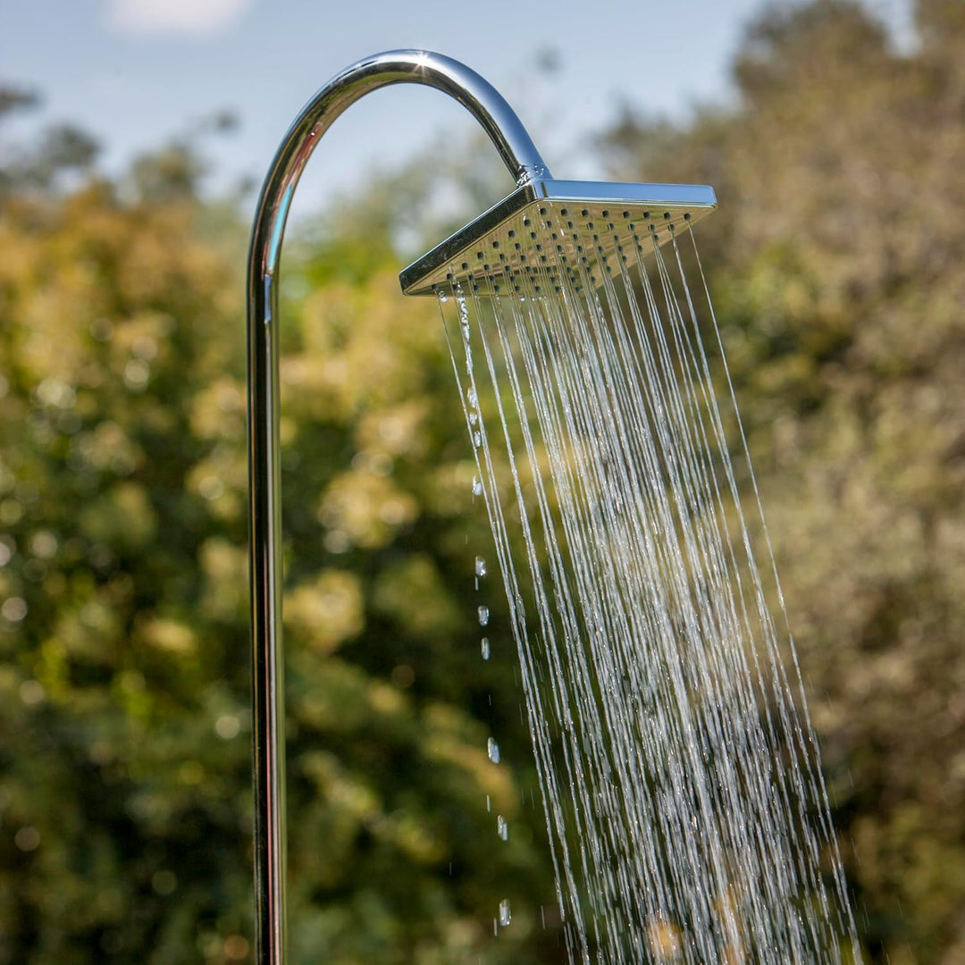 Gre SSAL18 Solardusche aus Aluminium mit Wassertank 18 l, zweiteilig,