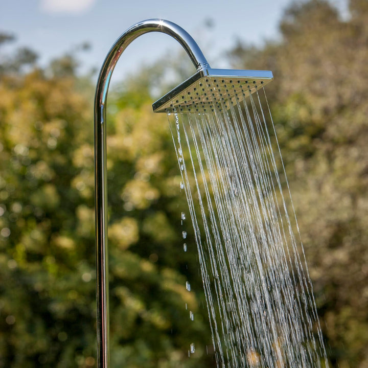 Gre SSAL18 Solardusche aus Aluminium mit Wassertank 18 l, zweiteilig,