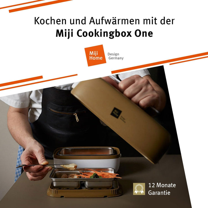 Miji Campingkocher,1Liter,250Watt,mobiler Dampfgarer, platzsparend,geräuschlos und geruchsfrei koche