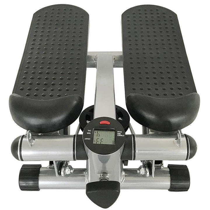 Stepper für Zuhause, Up-Down Swing Stepper mit Power Ropes, Stepper Hometrainer mit LCD Display, Tra