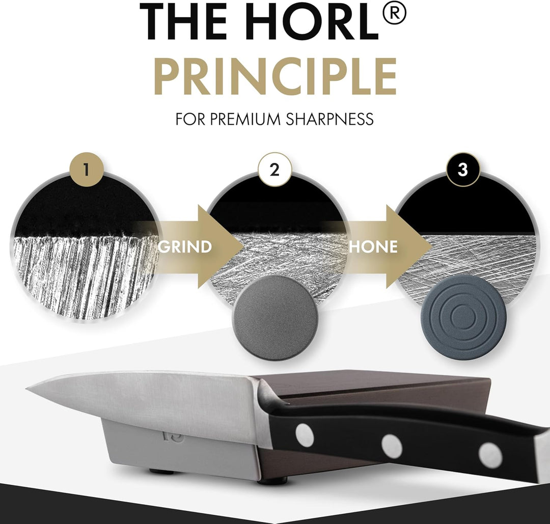 HORL 2 Pro Rollschleifer - Küchenmesserschärfer für rasiermesserscharfe Klingen - Einfaches Messersc