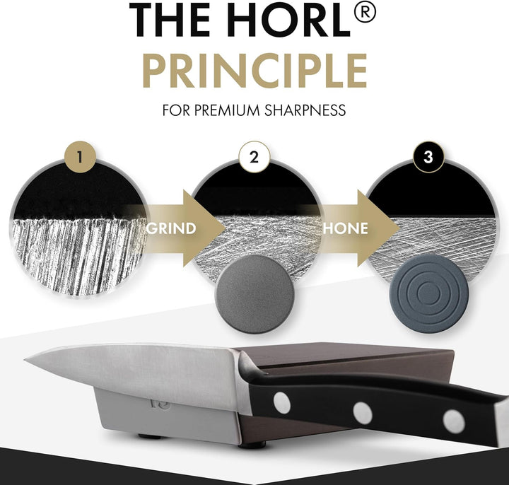 HORL 2 Pro Rollschleifer - Küchenmesserschärfer für rasiermesserscharfe Klingen - Einfaches Messersc