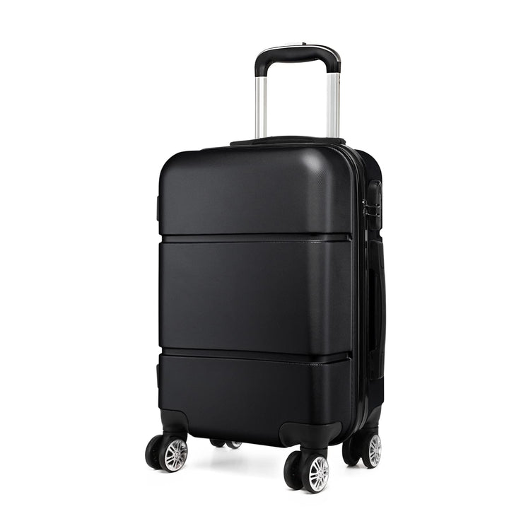 KONO Reisekoffer Handgepäck Koffer mit Rollen Hartschale Trolley 55x38x22cm 33 Liter Leichtgewicht A