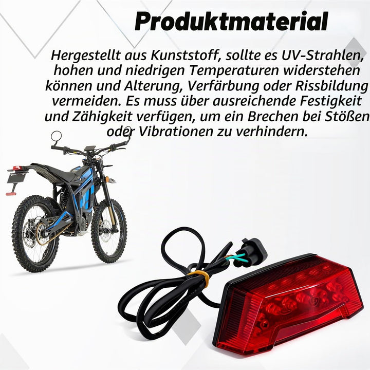 Runfarr Motorrad-Bremsrückleuchten, Rückleuchten, Lampen, DRL-Licht für Talaria Sting Talariasting M