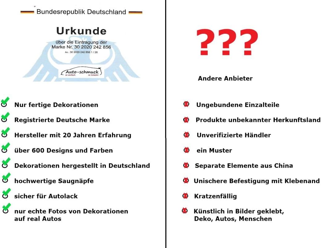 Rosen Girlande Braut Paar Rose Deko Dekoration Autoschmuck Hochzeit Car Auto Wedding ®Auto-schmuck D