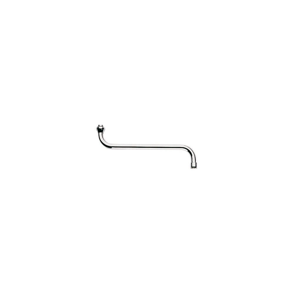 GROHE S-Auslauf (DN15, für Küchen- Wandbatterie, 301 mm, langlebige Oberfläche), chrom, 13017000 300