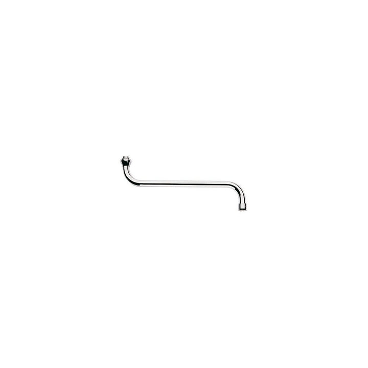 GROHE S-Auslauf (DN15, für Küchen- Wandbatterie, 301 mm, langlebige Oberfläche), chrom, 13017000 300