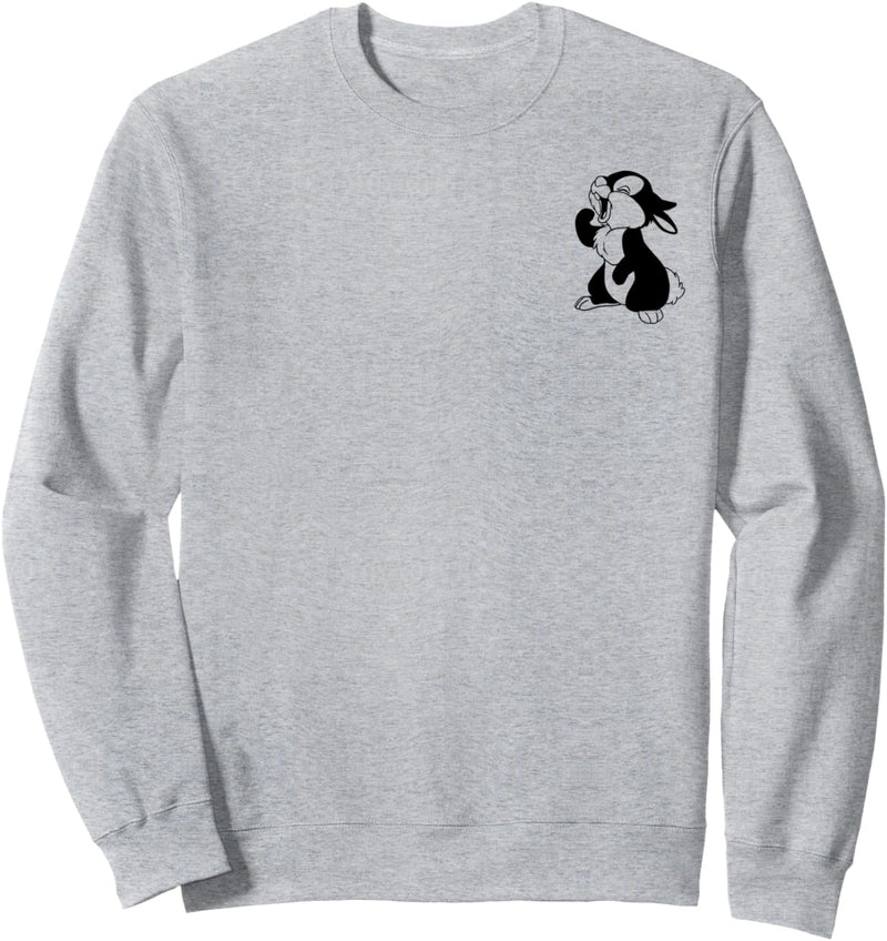 Disney Bambi Thumper Left Chest Vintage Bunny Icon Sweatshirt