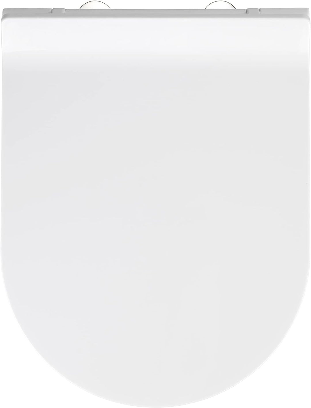 WENKO WC-Sitz Habos, Toilettensitz mit Absenkautomatik, WC-Deckel mit Fix-Clip Hygiene-Befestigung,