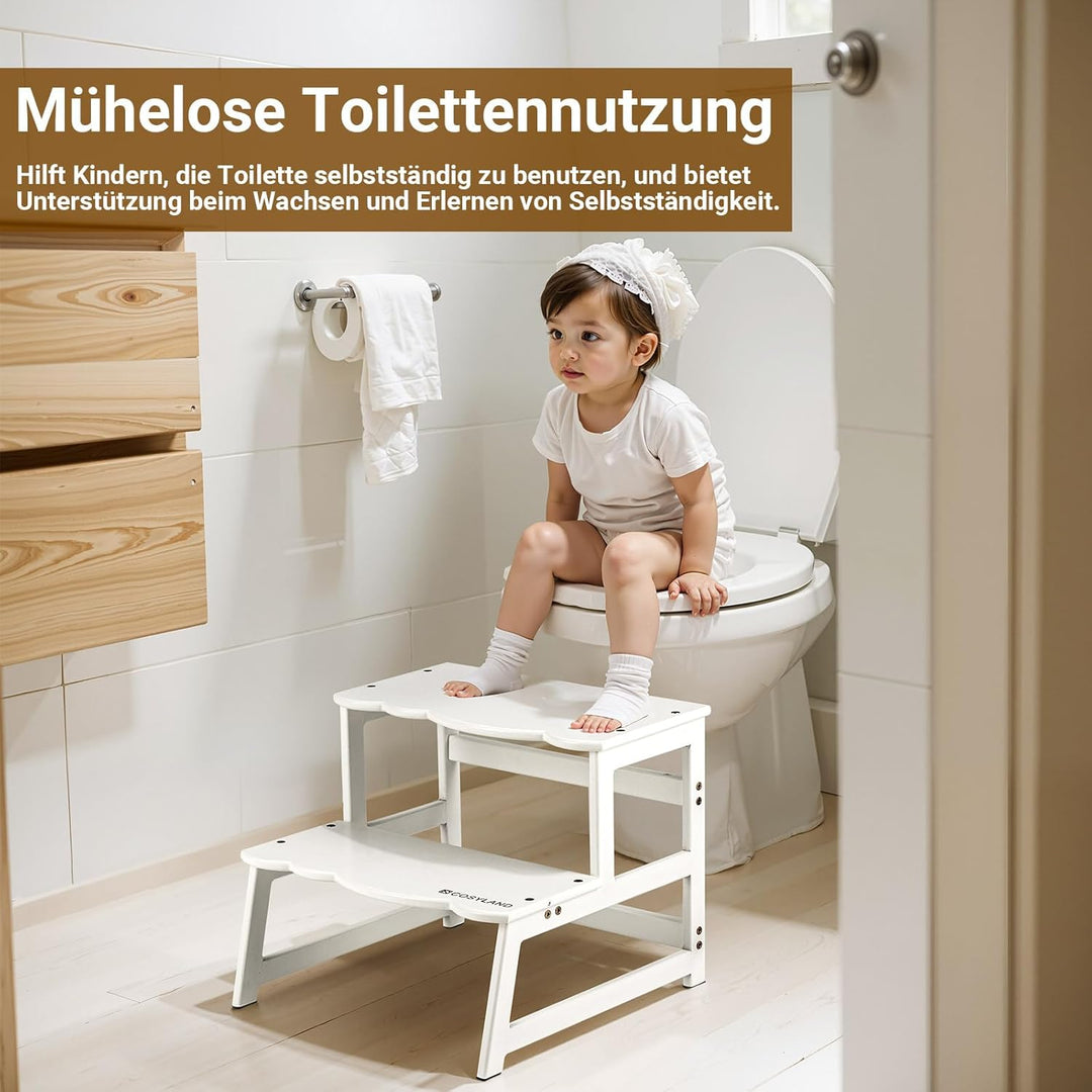 COSYLAND Lernturm ab 1 Jahr & 2 Jahre – Montessori Lernturm für Kinder – Sicherer Learning Tower & T