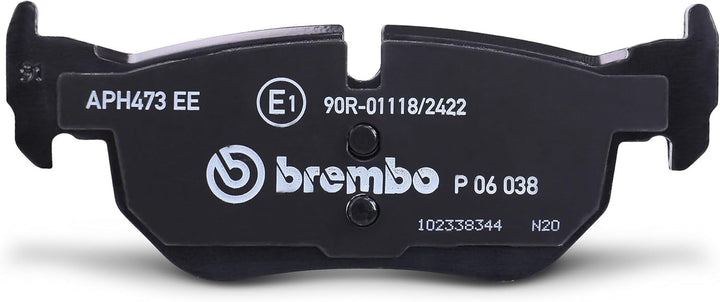 Brembo P 06 038 Bremsbelagsatz, Scheibenbremse - (4-teilig) Single, Single
