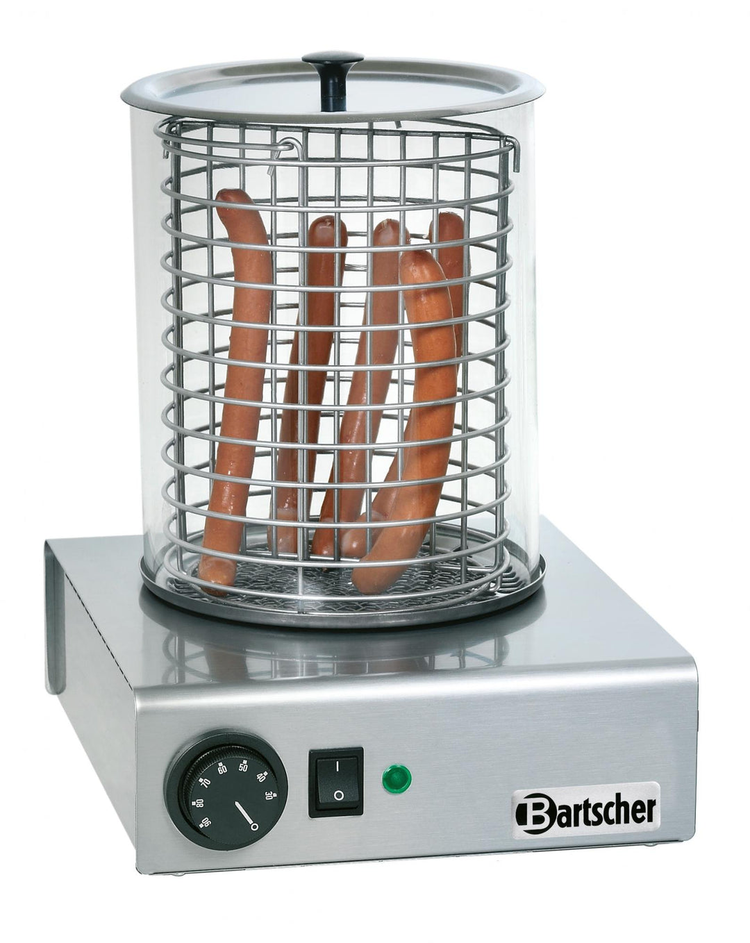 Bartscher Hot-Dog-Gerät Chromnickelstahl, eckig, 28x28x35,1cm Gastronomiebedarf