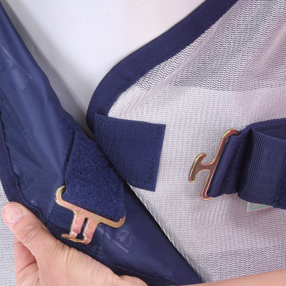 Bucas Freedom Fliegendecke Full Neck silvergrey 165cm, silvergrey 165cm