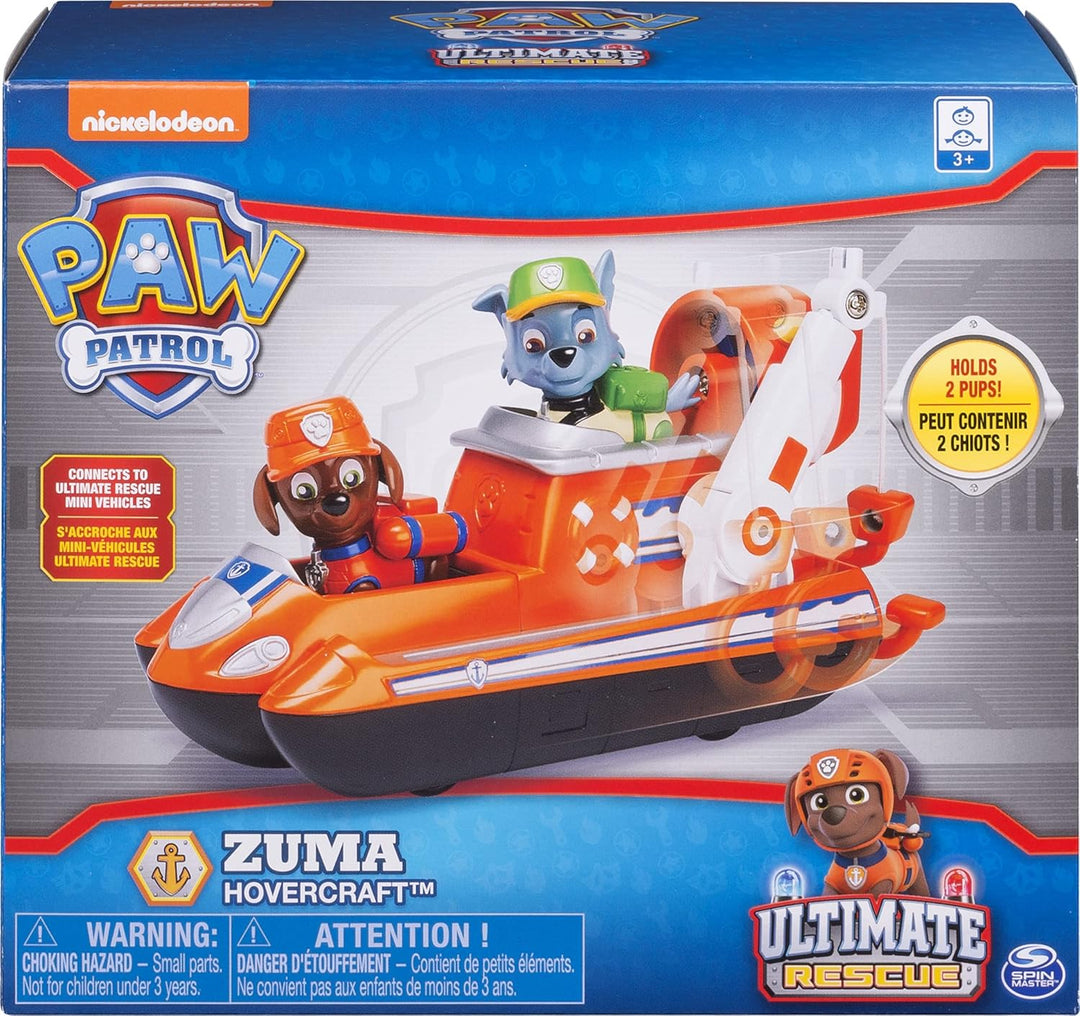 PAW PATROL Ultimate Rescue Basis Fahrzeug mit Figur - Zuma Multicolour, Multicolour