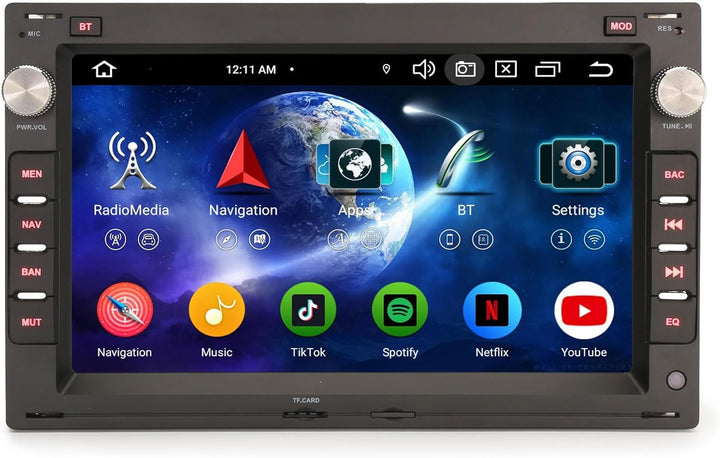 Erisin Android 16 4GB+64GB 8-Kern Autoradio GPS Navi für VW Passat B5 Golf 4 Sharan Polo Lupo T5 Mul