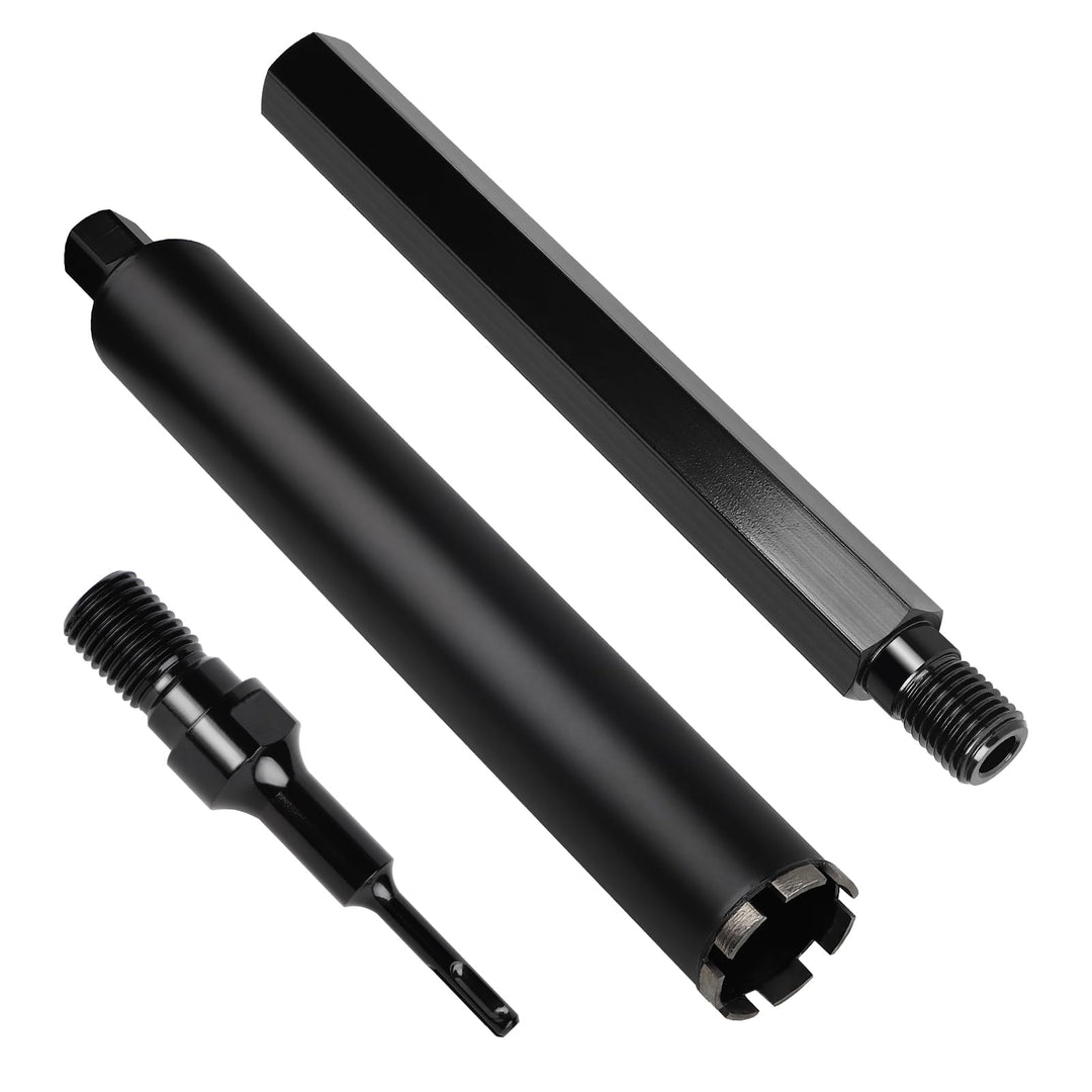 CPROSP 1¼" UNC Diamantbohrkrone 68mm mit Kernbohrer Verlängerung 400mm und SDS PLUS Adapter, Kernboh