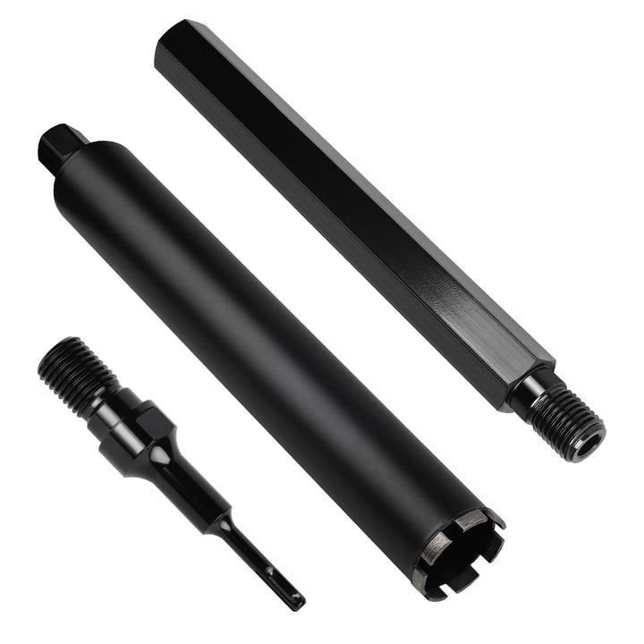 CPROSP 1¼" UNC Diamantbohrkrone 68mm mit Kernbohrer Verlängerung 400mm und SDS PLUS Adapter, Kernboh