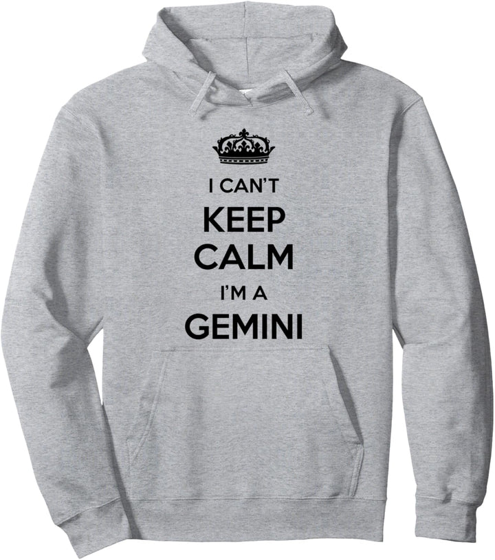 Ich kann nicht ruhig bleiben Ich bin ein Zwilling Pullover Hoodie