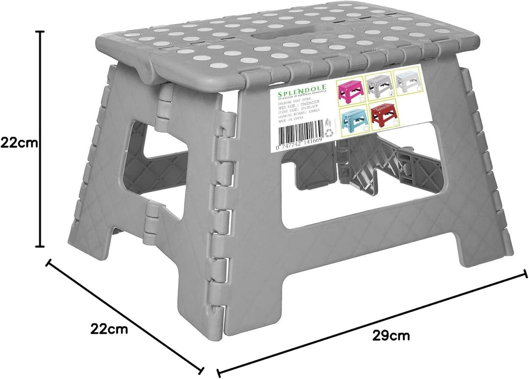 Splendole Tritthocker Klapphocker Faltbar Kinderfussbank Klapptritt Bad-Hocker Klappbar Kindertritt