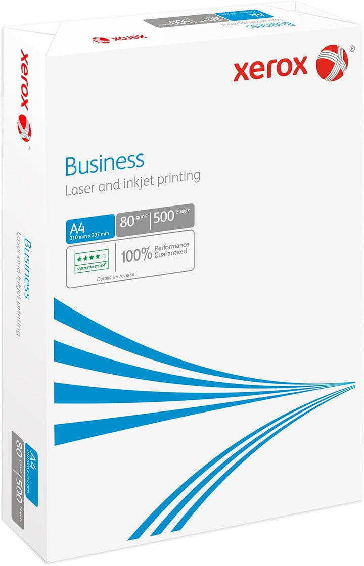 Xerox 003R91820 Business Kopierpapier, Druckerpapier, Universalpapier DIN A4 80 gr./m² 2.500 Blatt K