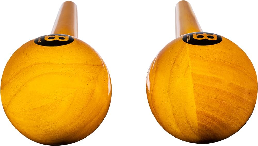 Meinl Percussion MWM2AM Wood Maracas, 26 cm Länge (Traditional), amber