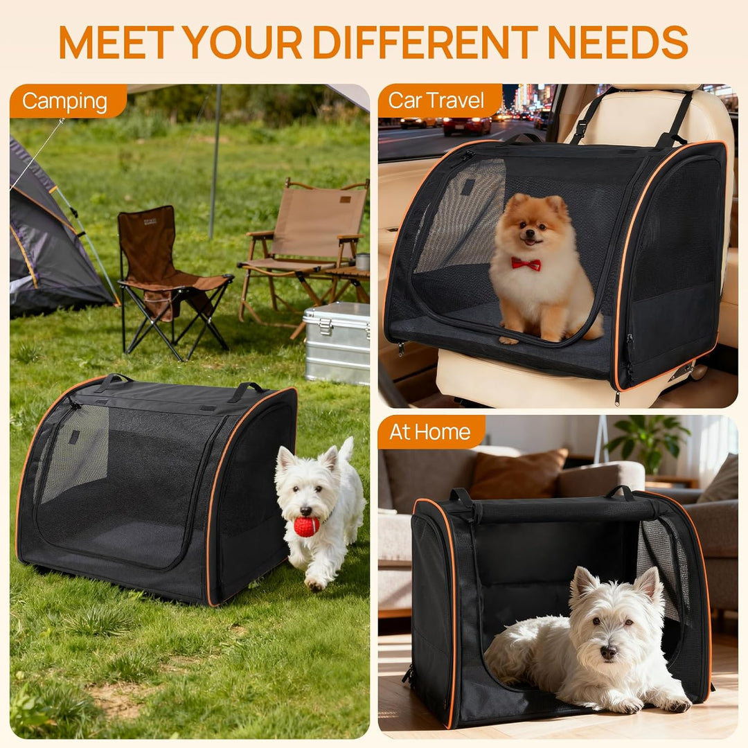 Hunde Autositz Faltbare Transportbox für Reise, Hundetragetasche Katzentragetasche Pet Carrier Trans