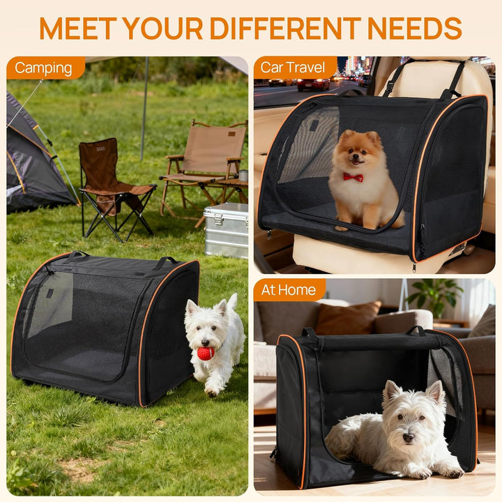 Hunde Autositz Faltbare Transportbox für Reise, Hundetragetasche Katzentragetasche Pet Carrier Trans