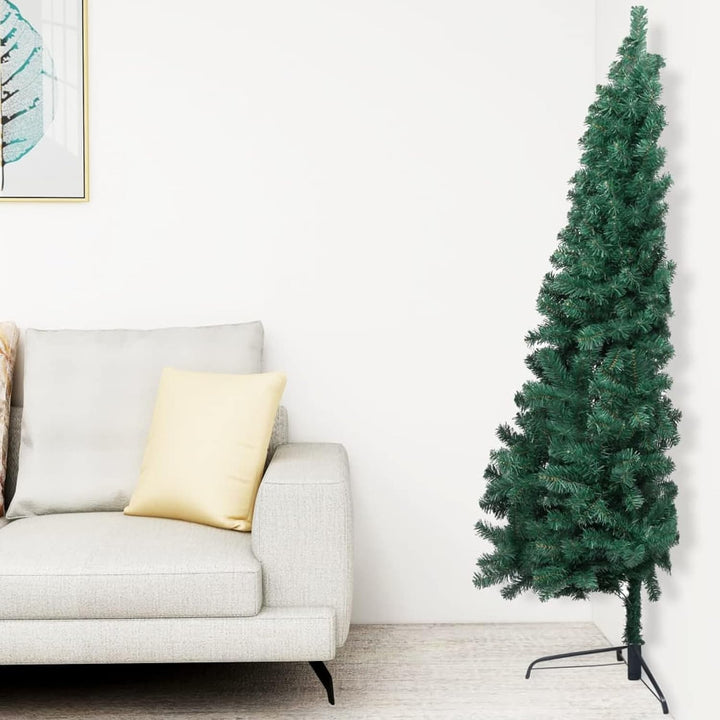 Susany Künstlicher Halb Weihnachtsbaum mit Ständer Christbaum Tannenbaum Dekobaum Kunstbaum Weihnach