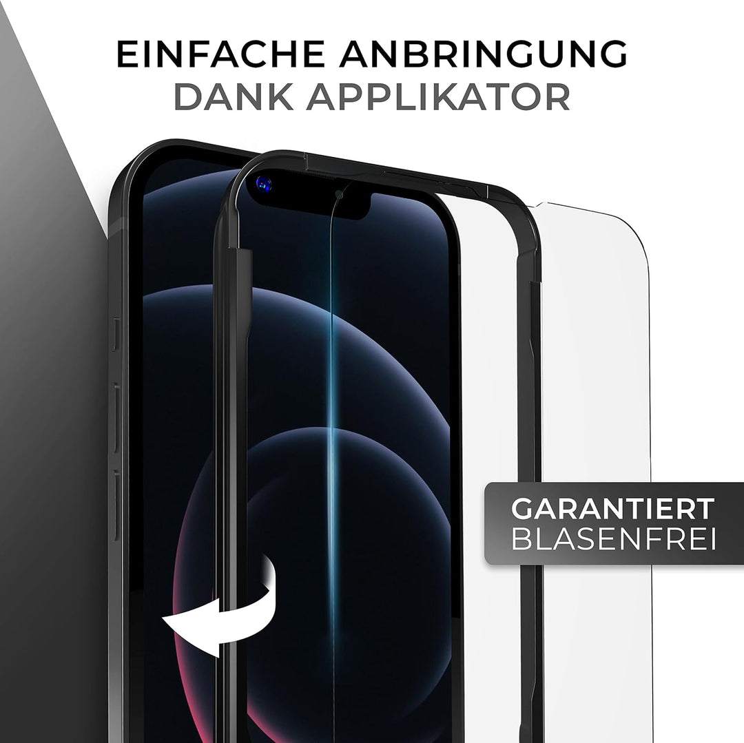 CELLBEE Kompatibel mit iPhone 13 Mini Displayschutz The Curved, inkl. Applikator, Force Treatment, U