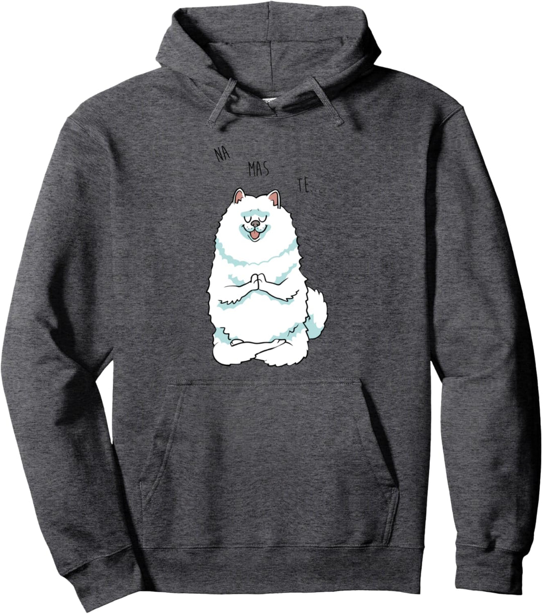Namaste Samoyed Pullover Hoodie