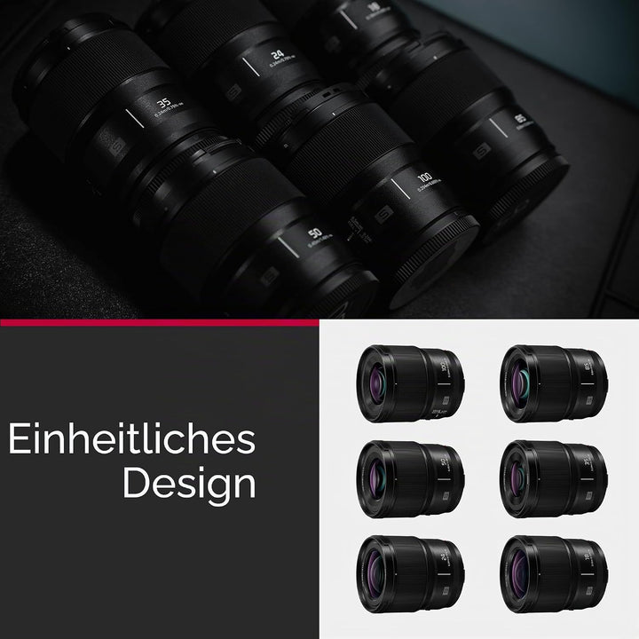 Panasonic Lumix S-E100: 100 mm F2.8 Makroobjektiv, Vollformat-Kameraobjektiv, kompaktes & leichtes D
