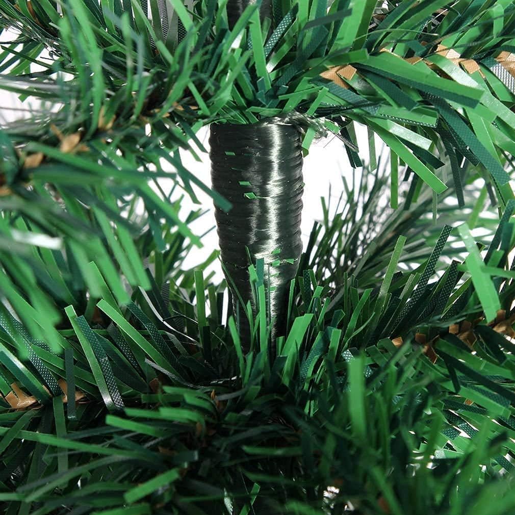 SOLAGUA NAVIDAD Künstlicher Weihnachtsbaum mit extra gefüllten Lamettablättern, 150–300cm Tanne mit