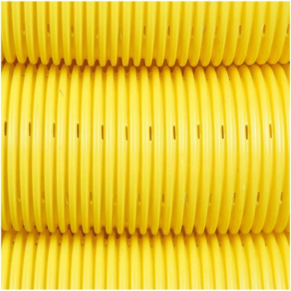 Drainagerohr geschlitzt DN50 mit Muffe Drainageschlauch 10m Drainagefilter Drainagevlies Sickerrohr