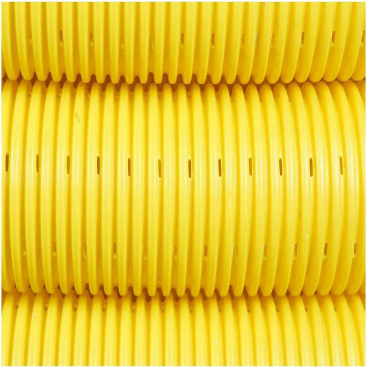 Drainagerohr geschlitzt DN50 mit Muffe Drainageschlauch 10m Drainagefilter Drainagevlies Sickerrohr
