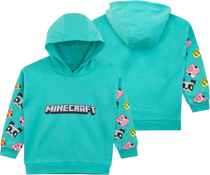 Minecraft Kapuzenpullover für Mädchen | Kapuzenpullover für Spielerinnen | Kapuzenpulli für Gamer-Mä